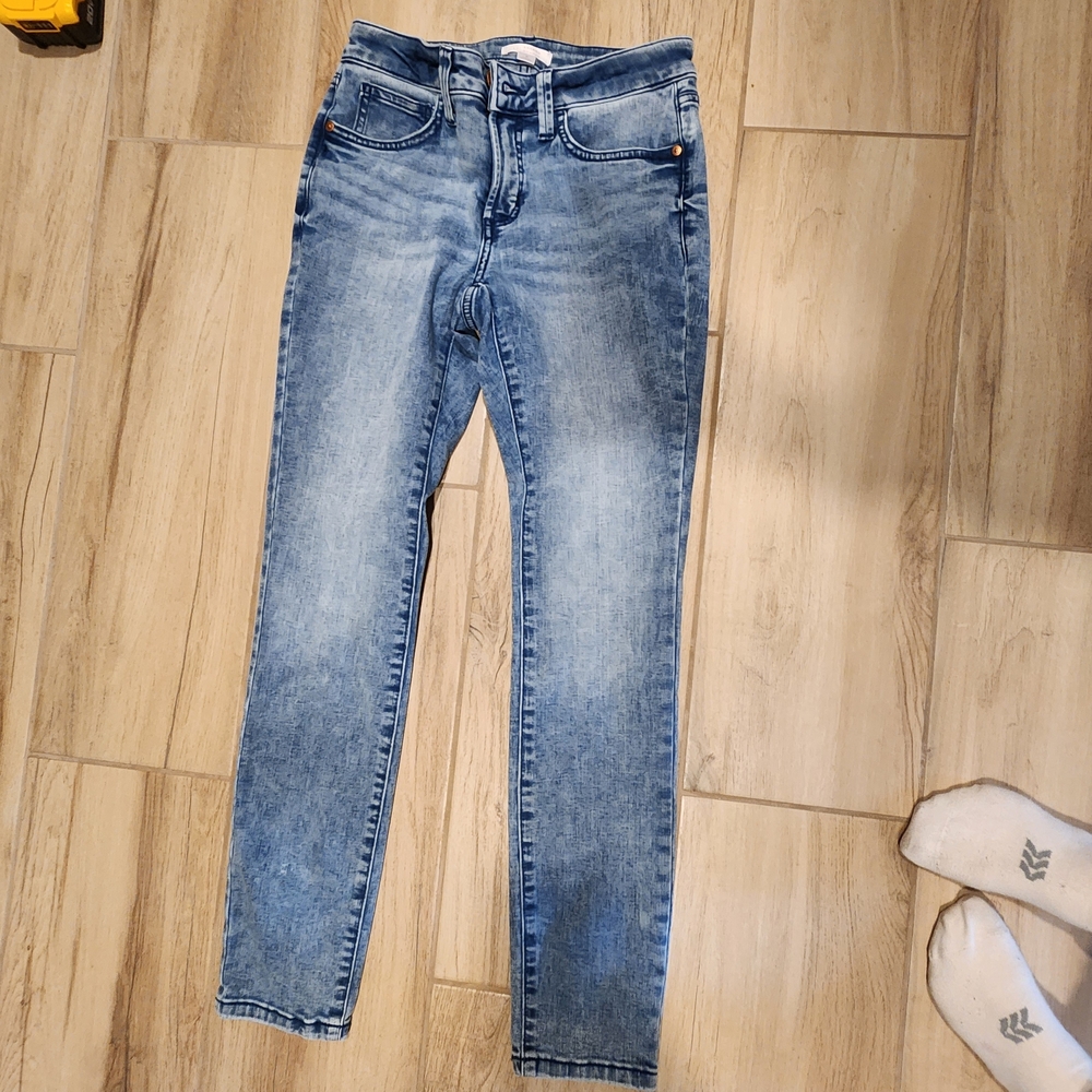 LC Lauren Conrad Women's Blue Boot Cut Jeans